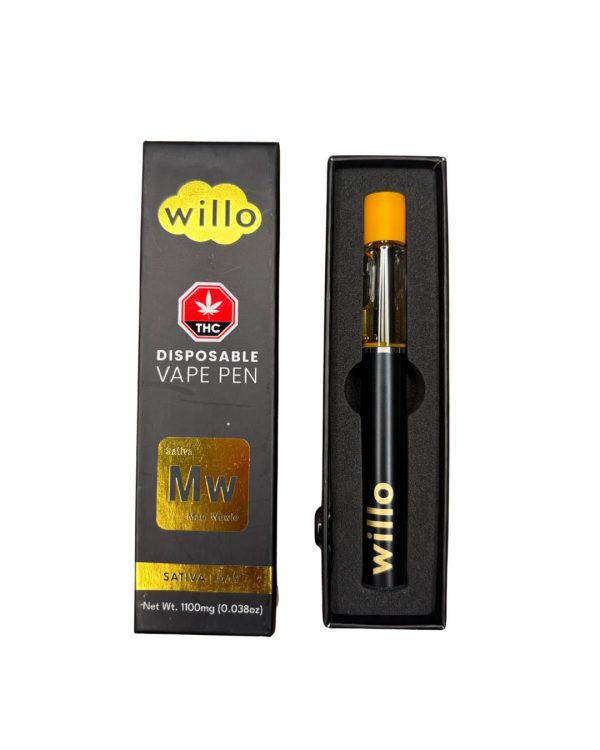 1100mg THC Disposable Vape Pen - Willo - Image 2