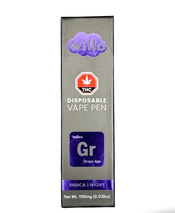 1100mg THC Disposable Vape Pen - Willo
